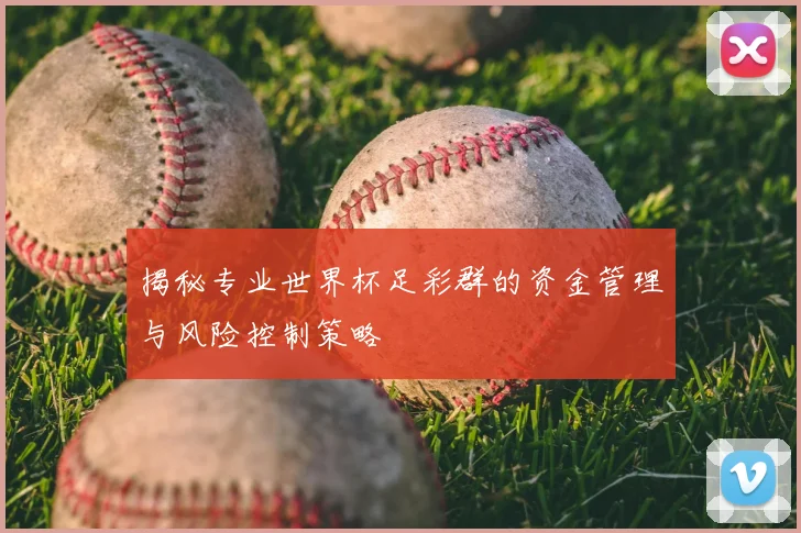 揭秘专业世界杯足彩群的资金管理与风险控制策略